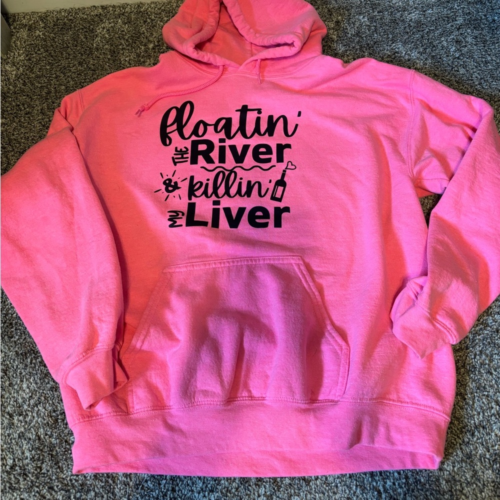 Gildan Heavy Blend Pink Sweatshirt